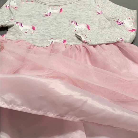 Cute casual unicorn dress 12-24 months - Picture 2 of 4